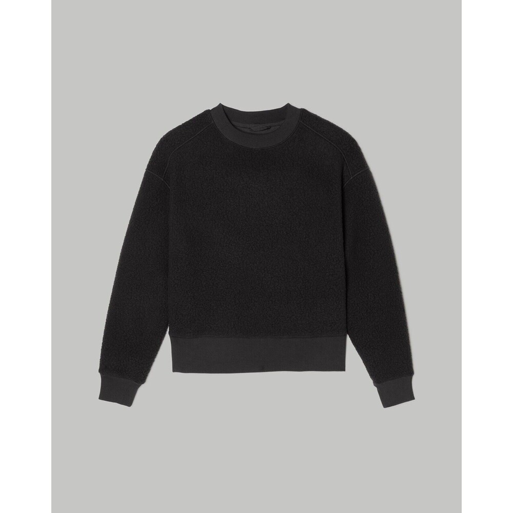 EVERLANE  The ReNew Fleece Oversized Sweatshirt LongSleeve New Size M Medium